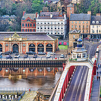 Buy canvas prints of Across the Swing Bridge by Valerie Paterson