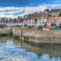 Buy canvas prints of Pittenweem Harbour   by Valerie Paterson