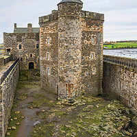 Buy canvas prints of Blackness Castle by Valerie Paterson