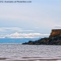 Buy canvas prints of Snowy Isle Of Arran by Valerie Paterson
