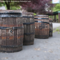 Buy canvas prints of Barrels by Valerie Paterson