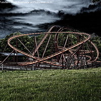 Buy canvas prints of Loudoun Rollercoaster by Valerie Paterson