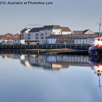 Buy canvas prints of Irvine Harbour and Bay by Valerie Paterson