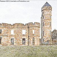 Buy canvas prints of Eglinton Castle Ruins by Valerie Paterson