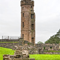 Buy canvas prints of Eglinton Tower & Ruins by Valerie Paterson