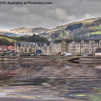 Buy canvas prints of Seafront At Largs by Valerie Paterson