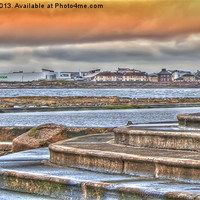 Buy canvas prints of From Saltcoats To Ardrossan by Valerie Paterson