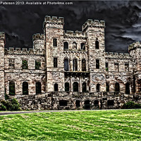 Buy canvas prints of Eerie Loudoun Castle by Valerie Paterson