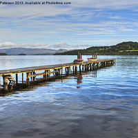 Buy canvas prints of Jetty On Loch Lomond by Valerie Paterson