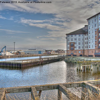 Buy canvas prints of Ayr Docks by Valerie Paterson
