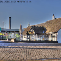 Buy canvas prints of The Oldest Pub In Irvine by Valerie Paterson