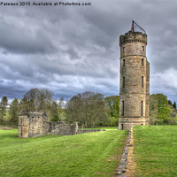 Buy canvas prints of Eglinton Castle Tower & Ruins by Valerie Paterson