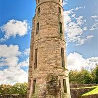 Buy canvas prints of Eglinton Ruins & Tower by Valerie Paterson