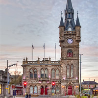 Buy canvas prints of Renfrew Town Hall by Valerie Paterson