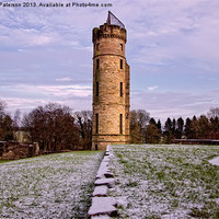 Buy canvas prints of Eglinton Tower in Winter by Valerie Paterson