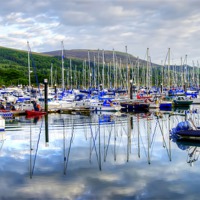 Buy canvas prints of Largs Yacht Haven by Valerie Paterson
