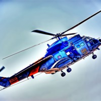 Buy canvas prints of Sar Helicopter by Valerie Paterson
