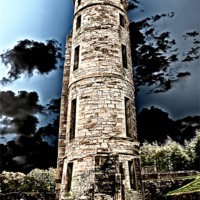 Buy canvas prints of Eglinton Tower by Valerie Paterson