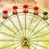Buy canvas prints of The Big Wheel Aberdeen by Valerie Paterson