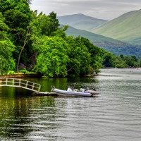 Buy canvas prints of Loch Lomond View by Valerie Paterson