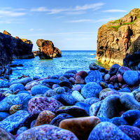 Buy canvas prints of Secret Cove in Aberdeen by Valerie Paterson