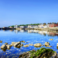 Buy canvas prints of Millport Bay by Valerie Paterson