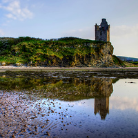Buy canvas prints of Greenan Castle by Valerie Paterson