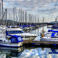 Buy canvas prints of Largs Haven by Valerie Paterson
