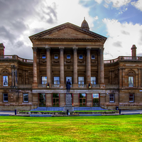 Buy canvas prints of Paisley Town Hall by Valerie Paterson