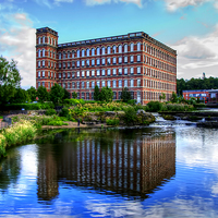 Buy canvas prints of The Mill Paisley by Valerie Paterson