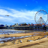 Buy canvas prints of Blackpool by Valerie Paterson