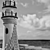 Buy canvas prints of Little Lighthouse by Valerie Paterson