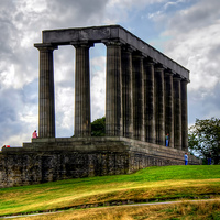 Buy canvas prints of National Monument Edinburgh by Valerie Paterson