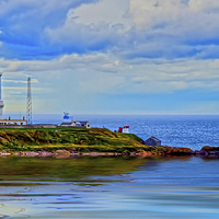Buy canvas prints of Aberdeen Lighthouse by Valerie Paterson