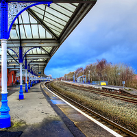 Buy canvas prints of Kilmarnock Train Station by Valerie Paterson