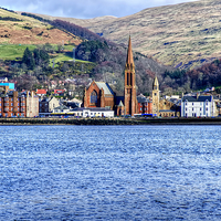 Buy canvas prints of Largs Seafront by Valerie Paterson