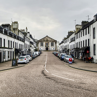 Buy canvas prints of Inveraray Main Street by Valerie Paterson