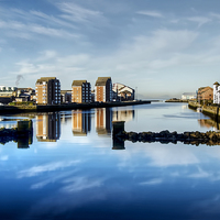 Buy canvas prints of Ayr River by Valerie Paterson
