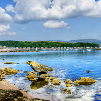 Buy canvas prints of Millport Seaside by Valerie Paterson