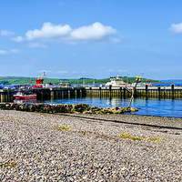 Buy canvas prints of Largs Harbour by Valerie Paterson