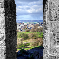 Buy canvas prints of View Through St Anthonys by Valerie Paterson