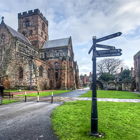 Buy canvas prints of Carlisle Cathedral & Fratry by Valerie Paterson