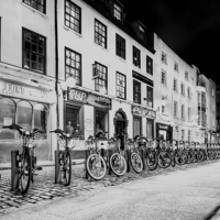 Buy canvas prints of Dublin Bikes by Valerie Paterson