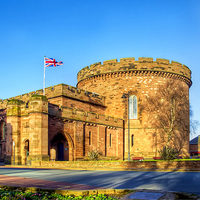 Buy canvas prints of Carlisle Citadel by Valerie Paterson
