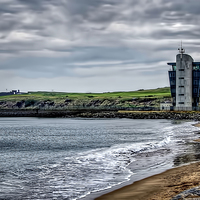 Buy canvas prints of Aberdeen Beach & Marine Operations Centre by Valerie Paterson