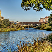 Buy canvas prints of River Irvine by Valerie Paterson