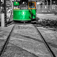 Buy canvas prints of The Auld Tram by Valerie Paterson