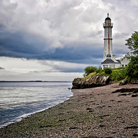 Buy canvas prints of West Lighthouse   by Valerie Paterson