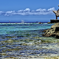 Buy canvas prints of Caribbean Sea  by Valerie Paterson
