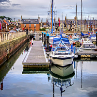 Buy canvas prints of Arbroath Harbour   by Valerie Paterson
